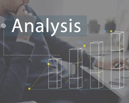 Bar Graph Statistics Analysis Business Concept